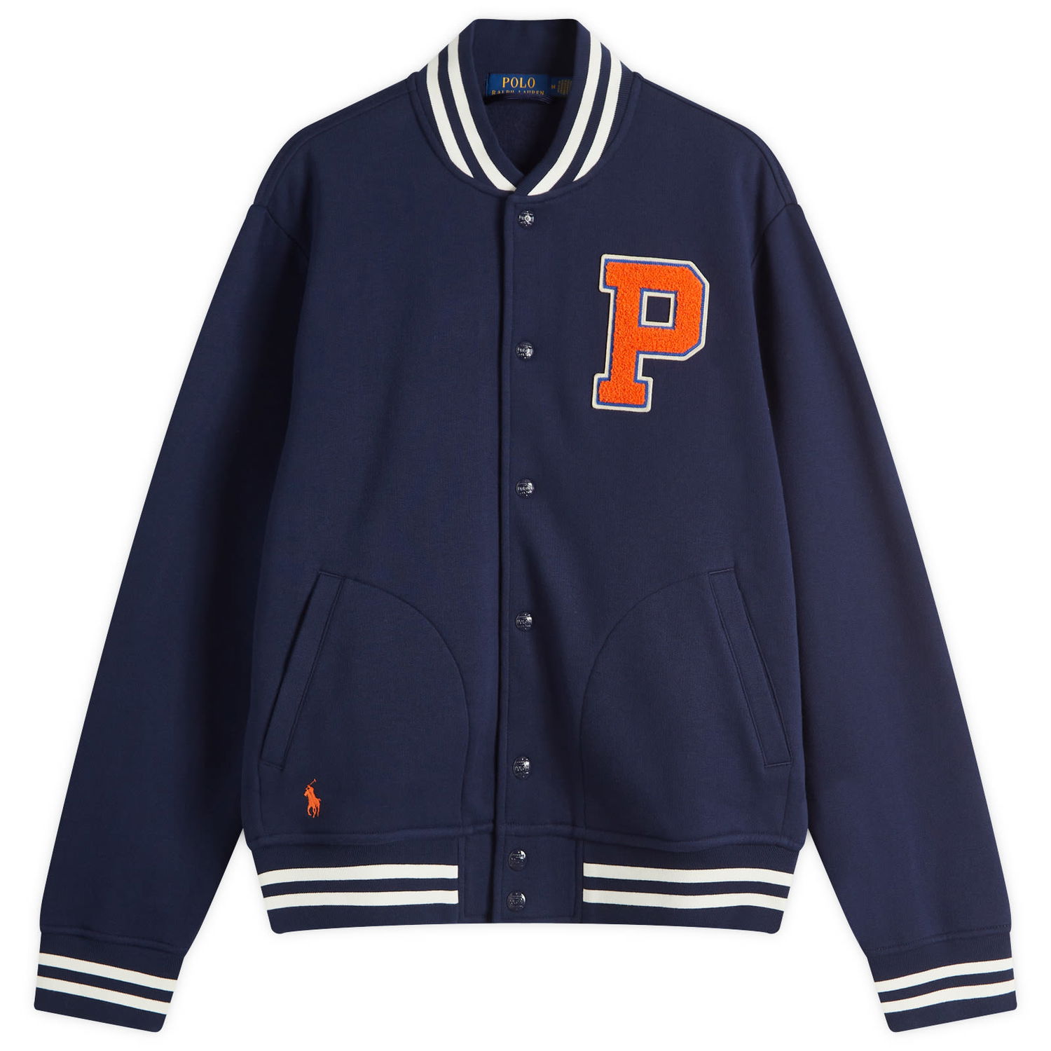 Яке бомбър Polo by Ralph Lauren Fleece Baseball Jacket Синьо | 710959022001, 0