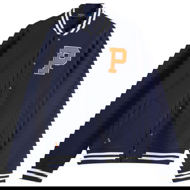 Яке бомбър Polo by Ralph Lauren Fleece Baseball Jacket Синьо | 710959022001, 0