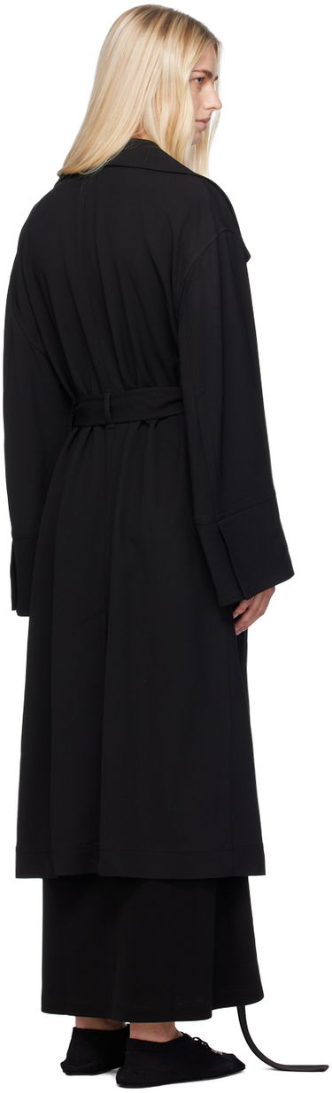 Палта TOTEME TOTEME Signature Shawl Collar Long Coat Черно | 243-WRO3318-FB0187, 2