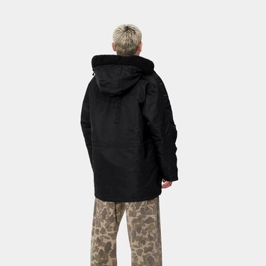 Парка Carhartt WIP Hooded Parka with Faux-Fur Lining Черно | I033929_9, 2