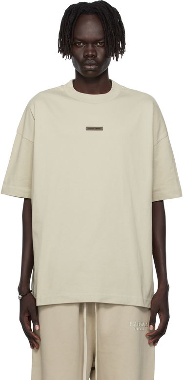 Тениска Fear of God ESSENTIALS Classic Fit T-Shirt Бежово | 125SP254196F, 0