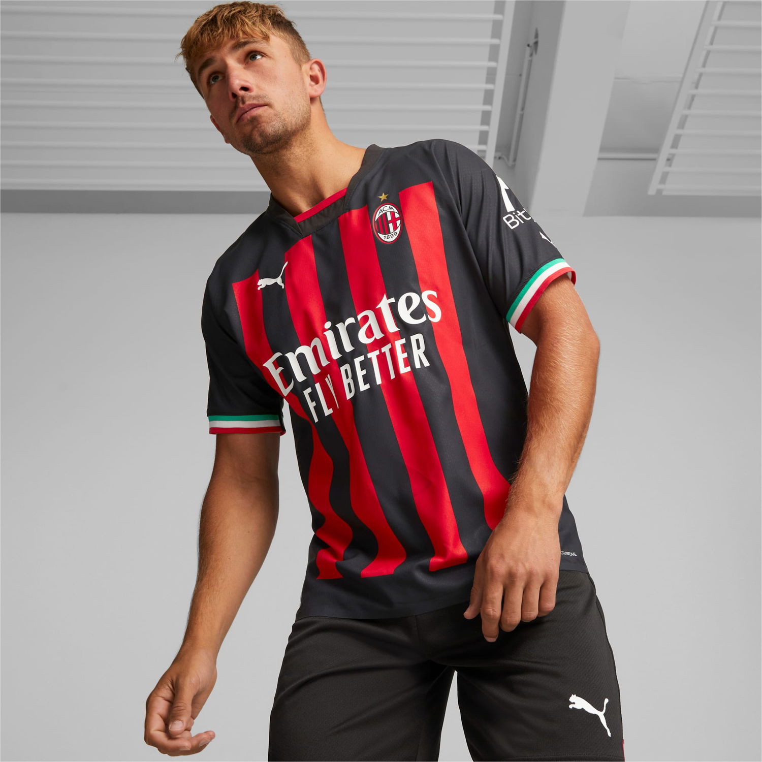 Фланелка Puma AC Milan 22/23 Authentic Home Jersey Черно | 765821_01, 1