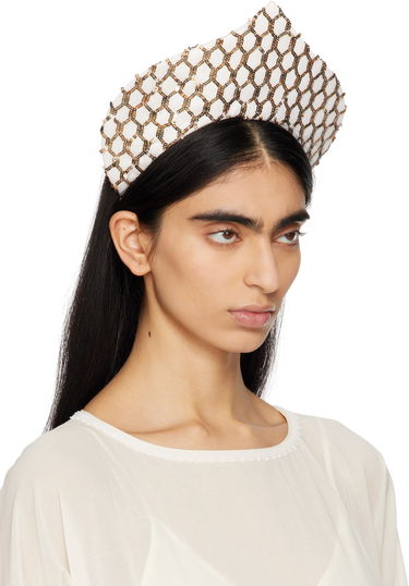 Бижута Bode Bode Pinnacle Crown Headband Бяло | WRS25AC005, 1