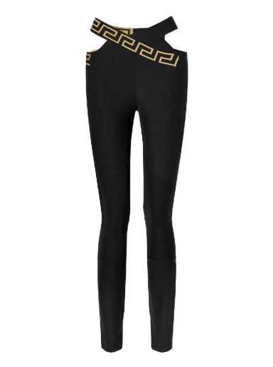 Клинове Versace Greca Sports Leggings Black Черно | 1008681-1A06229-1B000