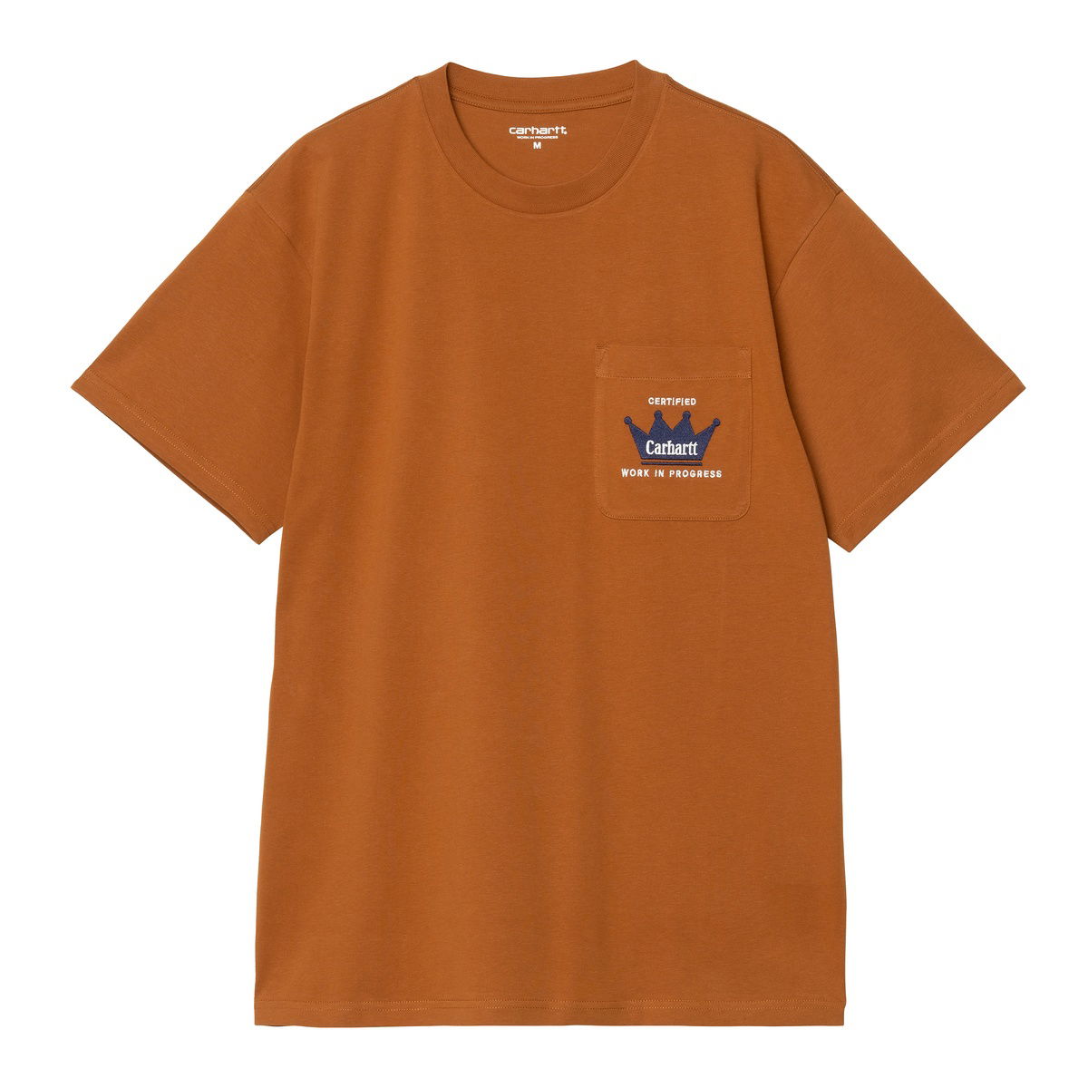 Тениска Carhartt WIP Carhartt WIP Crown Pocket Short Sleeve T-Shirt Кафяво | I034673_9, 0