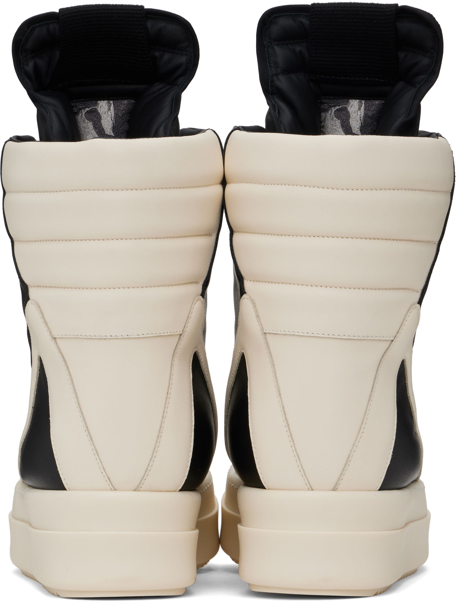 Кецове и обувки Rick Owens Rick Owens Hollywood Mega Geobasket Черно | RU01E5855 LCO, 1