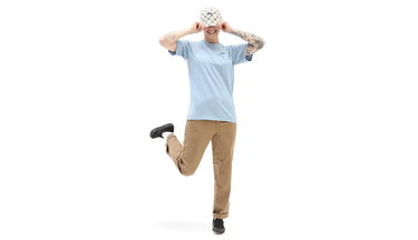 Тениска Vans Left Chest Logo Tee Синьо | VN0A7RSRBD2, 3