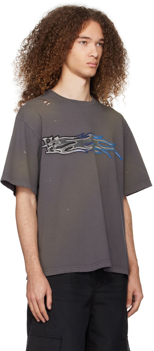 Тениска We11done Printed T-Shirt Сиво | WD-TT0-24-751-U-CH, 1