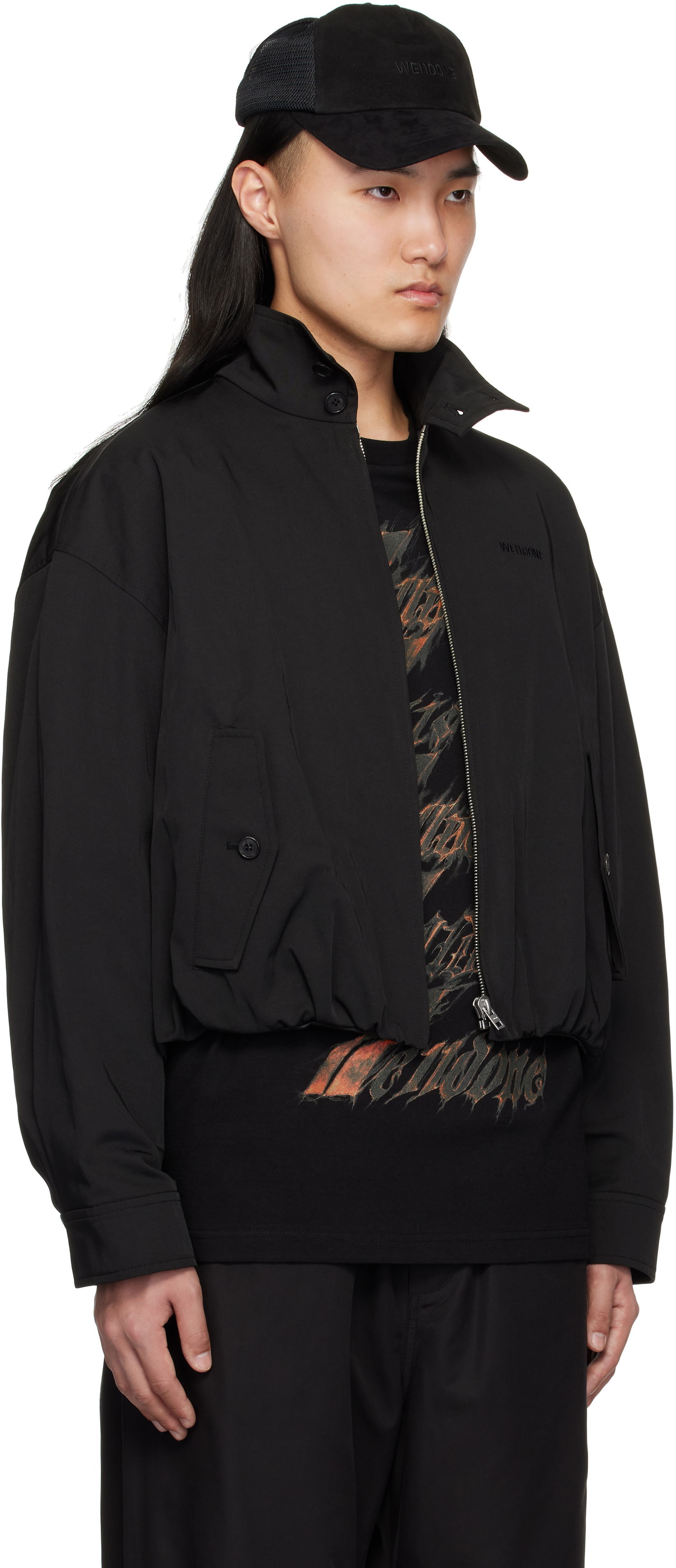 Яке бомбър We11done We11done Harrington Jacket Черно | WD-JP0-25-003-U-BK, 1