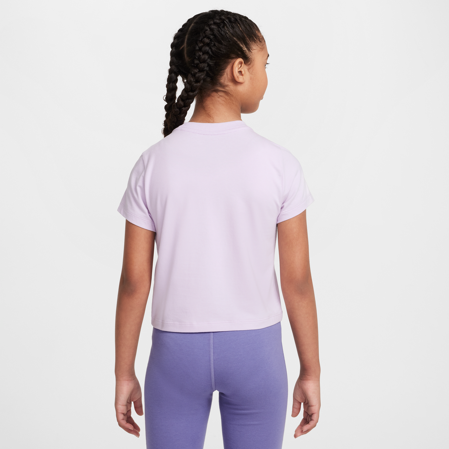 Съкратен топ Nike Nike Sportswear Cropped T-Shirt Лилаво | HF7010-537, 1