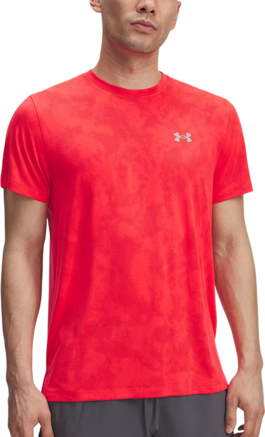 Тениска Under Armour Under Armour UA Launch Camo Short Sleeve T-Shirt Червено | 6006098-713, 0