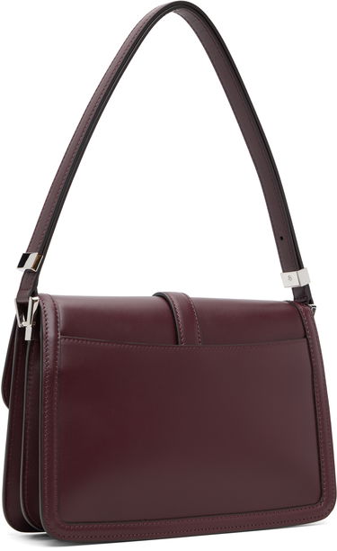 Чанта през рамо Max Mara Bianca Leather Shoulder Bag Бургунди | 2524516172600, 2