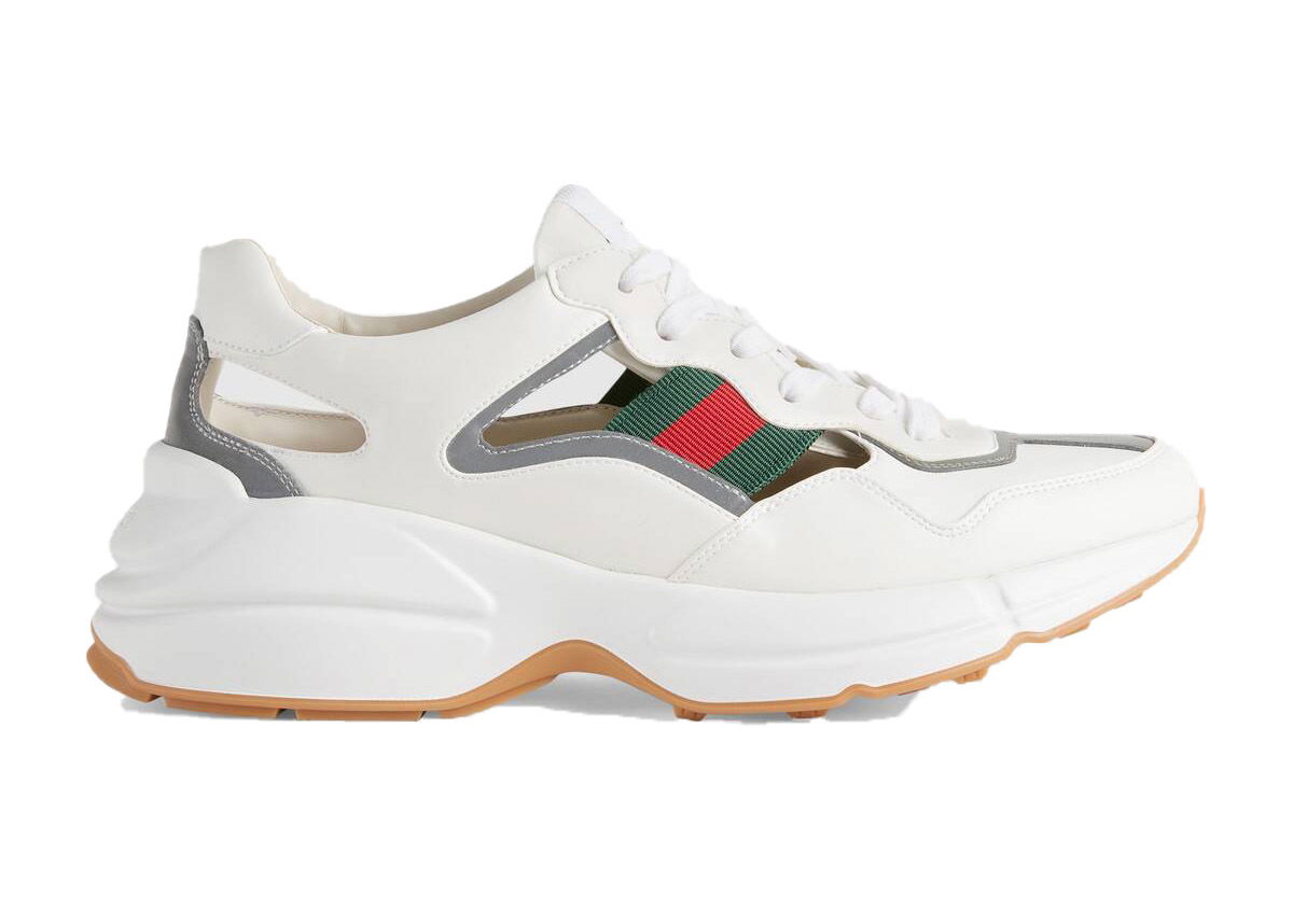 Кецове и обувки Gucci Rython Cut Out White (W) Бяло | 660061 2SH60 9161, 0