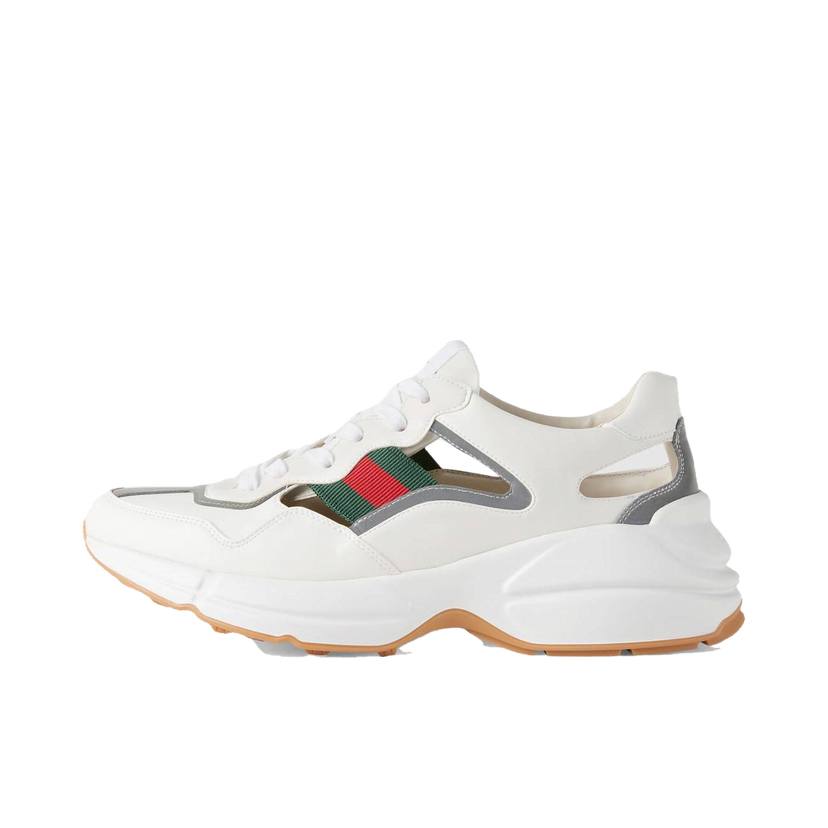 Кецове и обувки Gucci Rython Cut Out White (W) Бяло | 660061 2SH60 9161