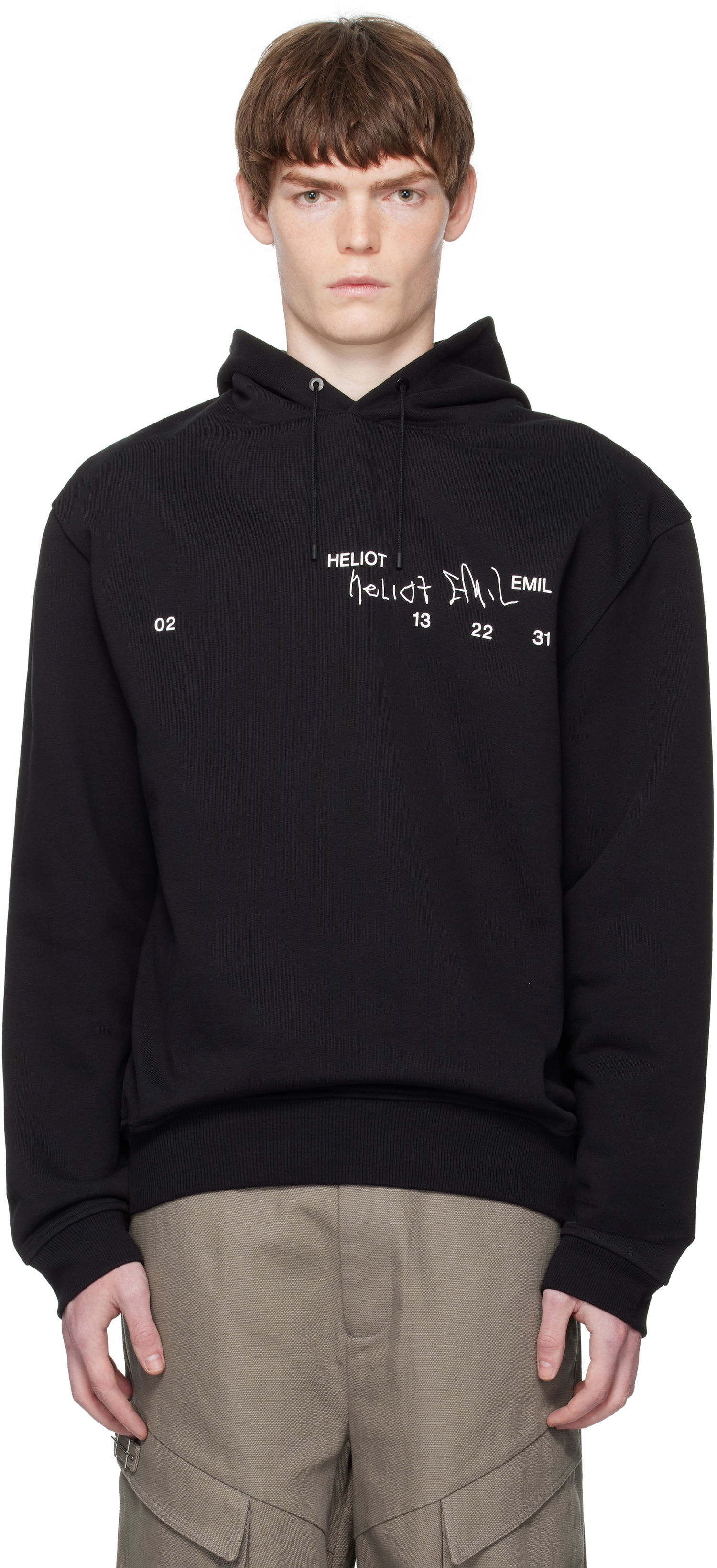 Суитчър HELIOT EMIL Fulgens Hoodie Черно | PREAW25_M_08_081_BLK01, 0