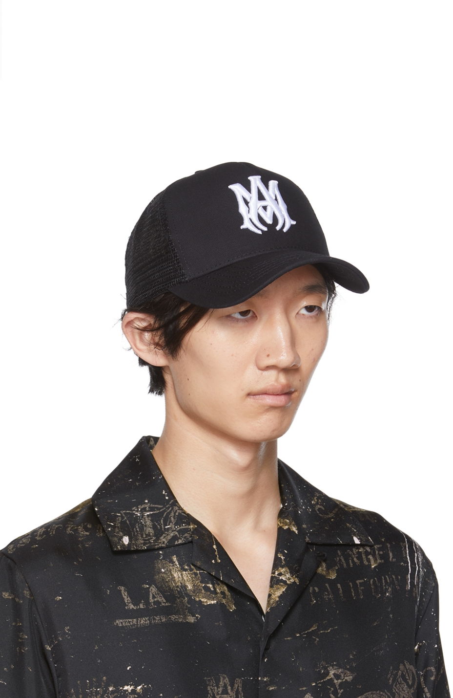 Шапка с козирка AMIRI MA Logo Trucker Cap Черно | XMAH009-004, 1