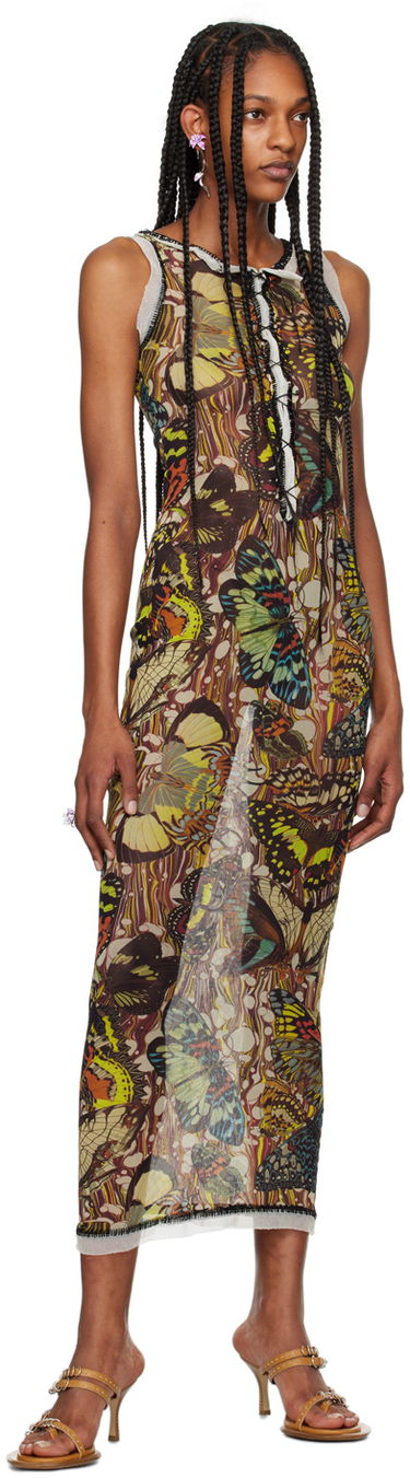 Pокля Jean Paul Gaultier 'The Butterfly' Maxi Dress Многоцветен | 24/25-F-RO092-T545-1090, 3