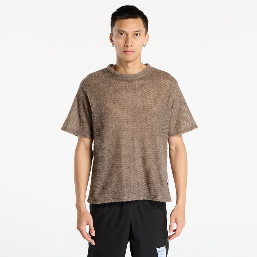Тениска Satisfy Satisfy FuzzFleece AD T-Shirt Falcon Кафяво | 11066-91000