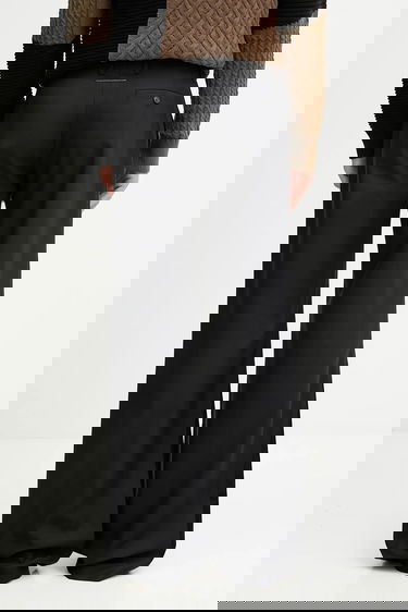 Панталони Maison Margiela MM6 Maison Margiela Wide Leg Trousers Черно | SH0KA0054.M35433.900, 2