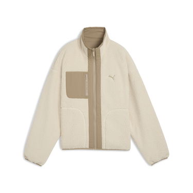 Пухо яке Puma Reversible Hybrid Sherpa Jacket Бежово | 688386_87, 3