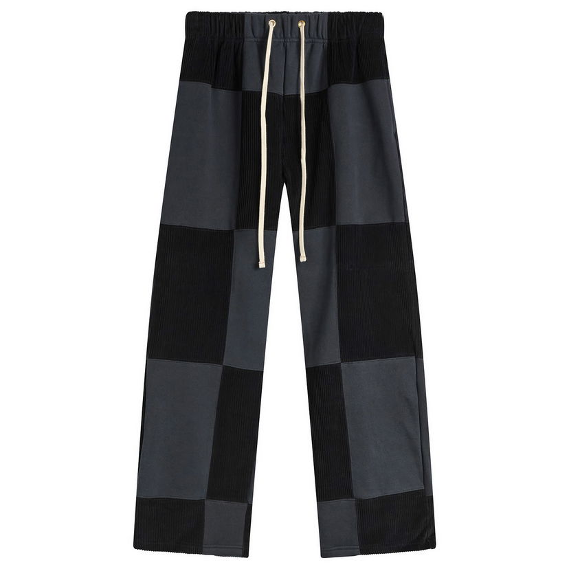 Спортни панталони LES TIEN Patchwork Corduroy Relaxed Fit Pants with Drawstring Waist Многоцветен | PW-3129-FBPTWK