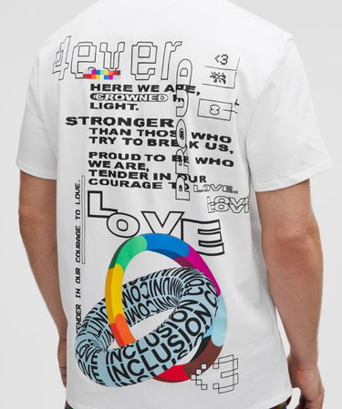 Тениска lululemon Pride Jersey T-Shirt Бяло | prod11890047, 6