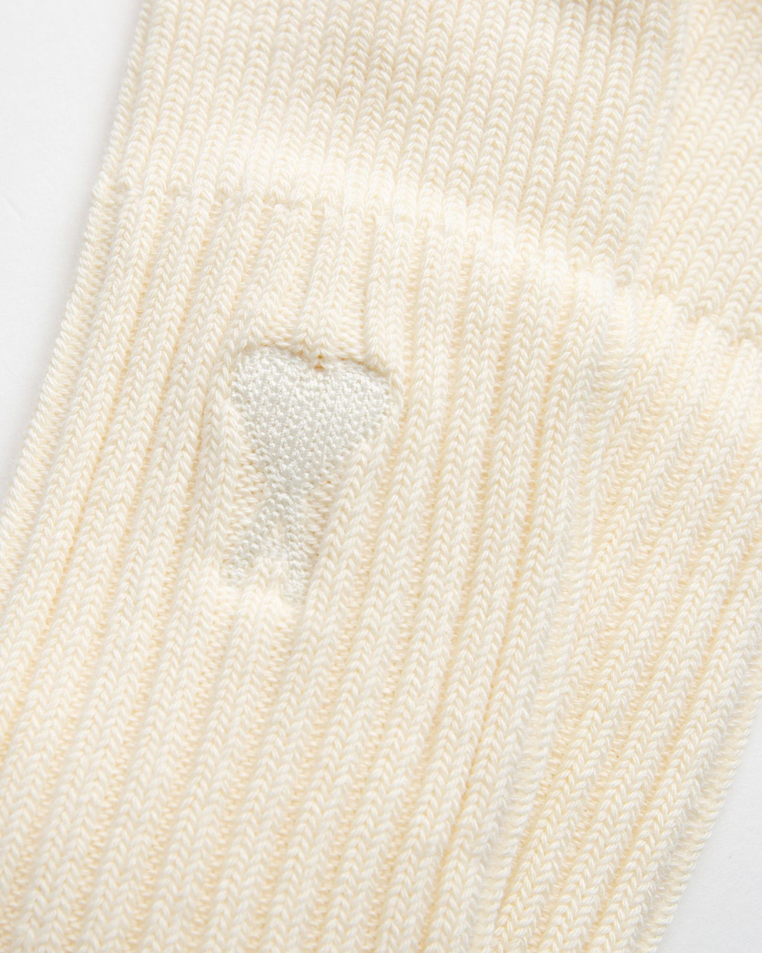 Чорапи AMI AMI Paris ADC Two Tone Ribbed Socks EU 43-46 Бяло | USC022.379-635, 1