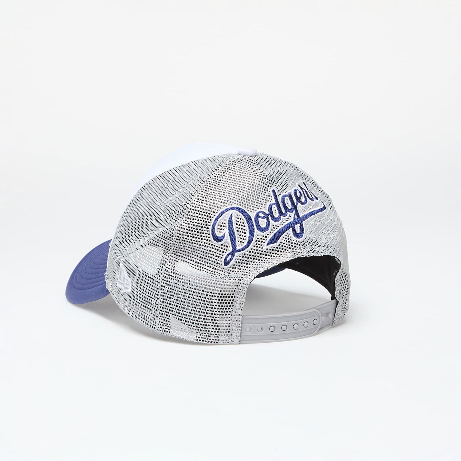 Шапка с козирка New Era Cap Los Angeles Dodgers 9FORTY Trucker Cap Dark Royal/ Gray Бяло | 60503524, 1