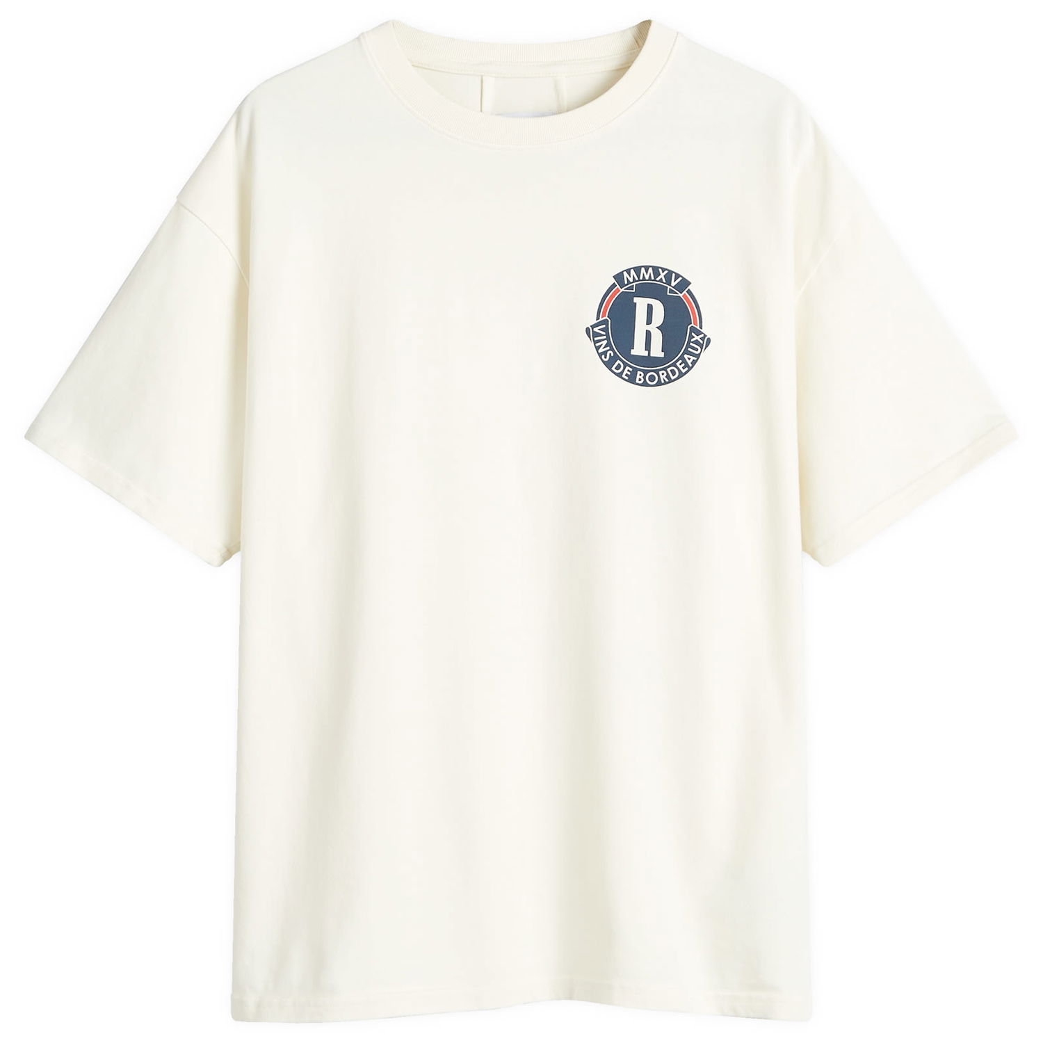 Тениска Rhude Wine T-Shirt Vintage Large Бяло | RHFW24TT100120241, 0