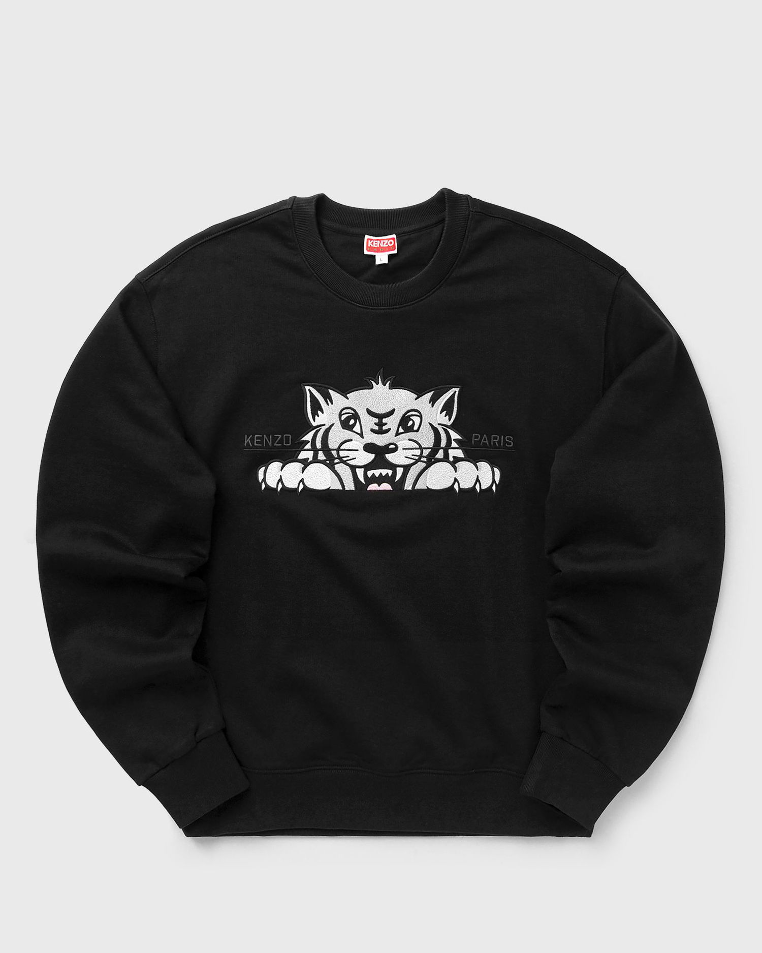 Суитчър KENZO Happy Tiger Embroidered Sweatshirt Черно | FF65SW2654MF.99J, 0