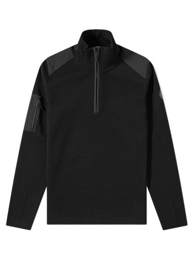 Black Disc Stormont 1/4 Zip Knit