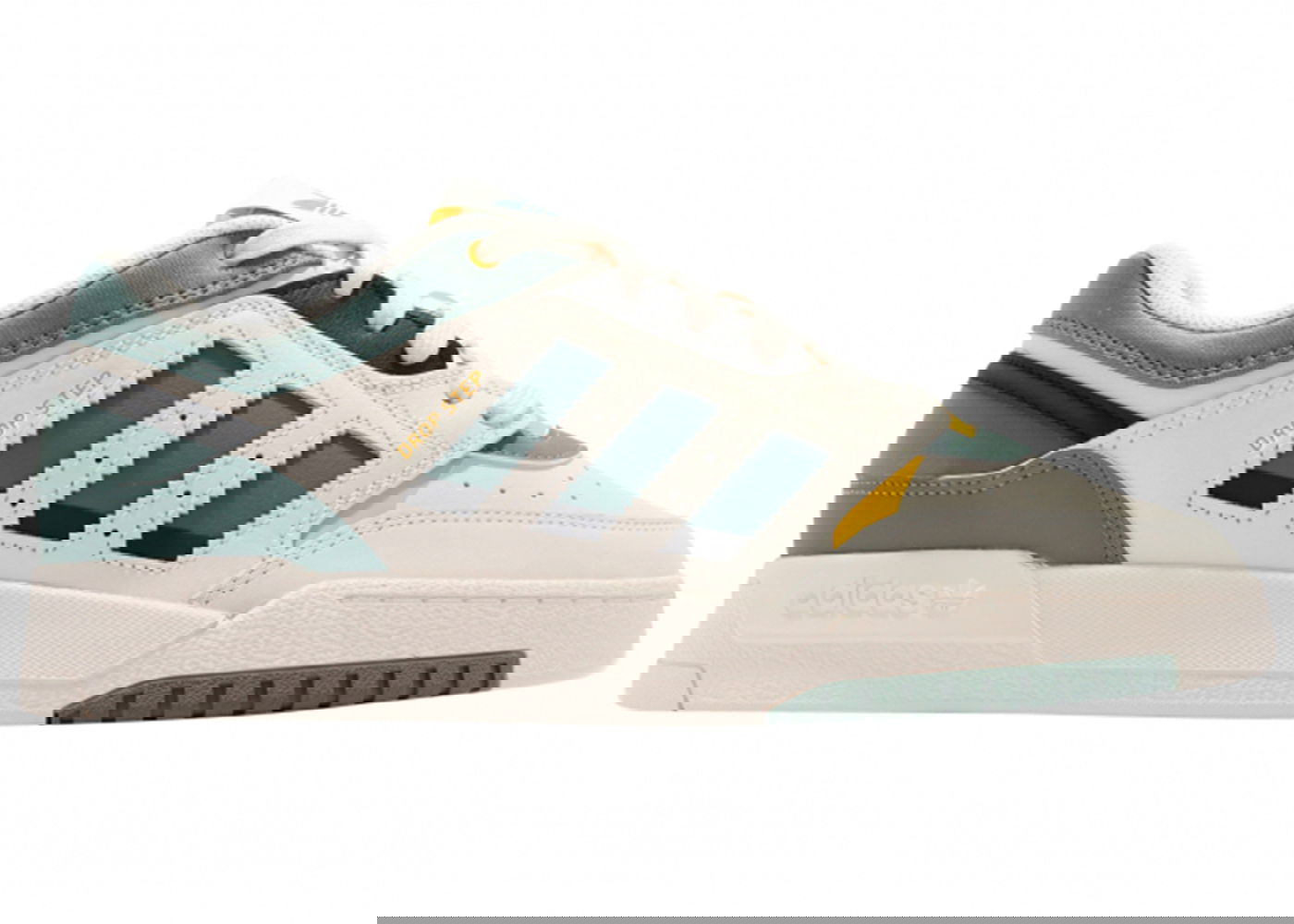Кецове и обувки adidas Originals Drop Step Low "Chalk White/Tech Emerald" Бяло | GW9735, 0