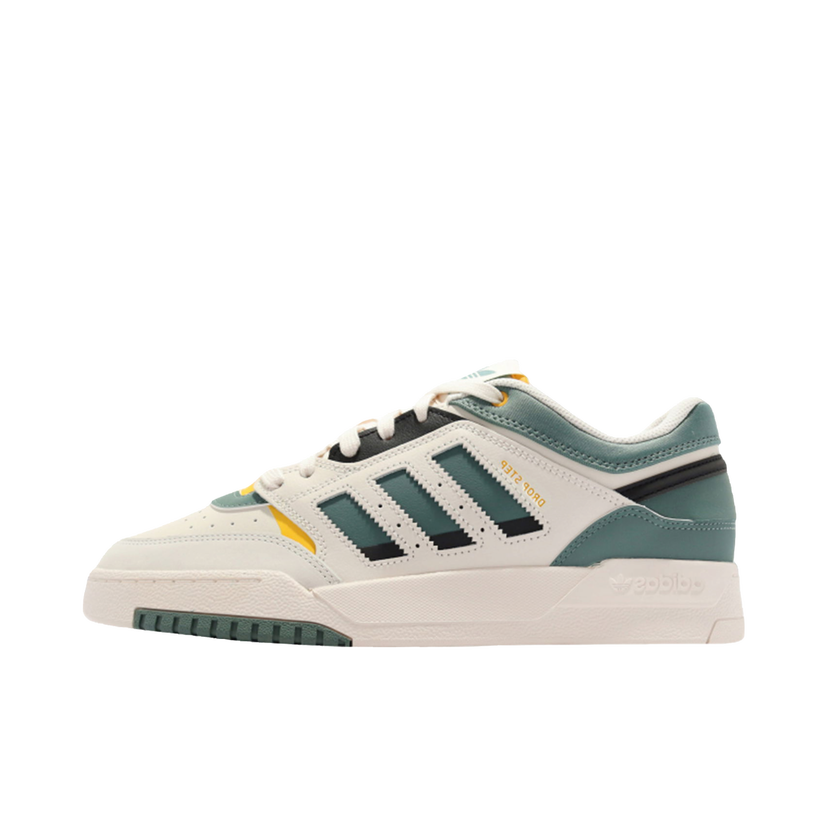 Кецове и обувки adidas Originals Drop Step Low "Chalk White/Tech Emerald" Бяло | GW9735