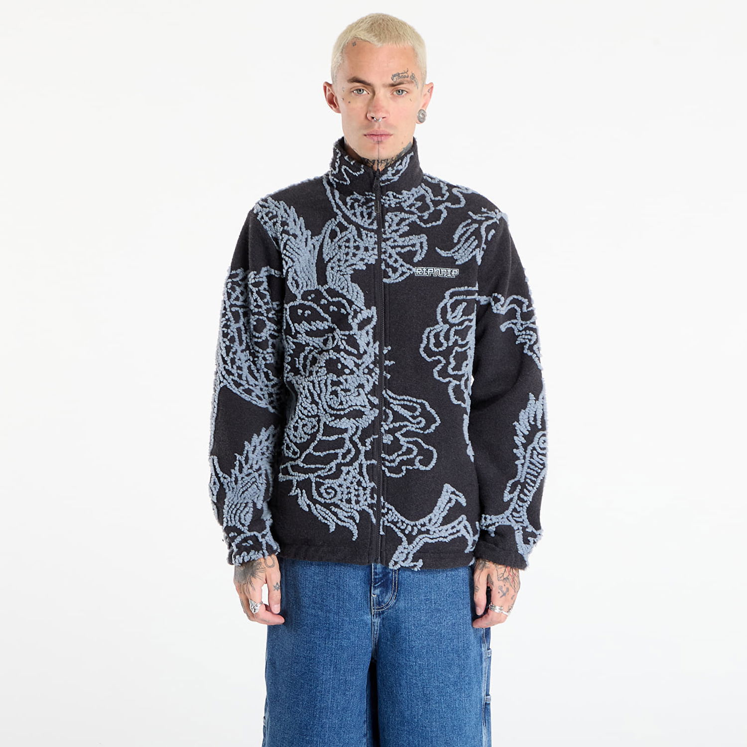 Яке RIPNDIP RIPNDIP Haku Reversible Jacket Черно | RNDFALL25100, 0
