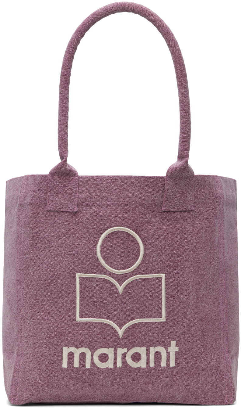 Голяма пазарска чанта ISABEL MARANT Small Canvas Tote Bag Лилаво | PM0002FA-A1X19M