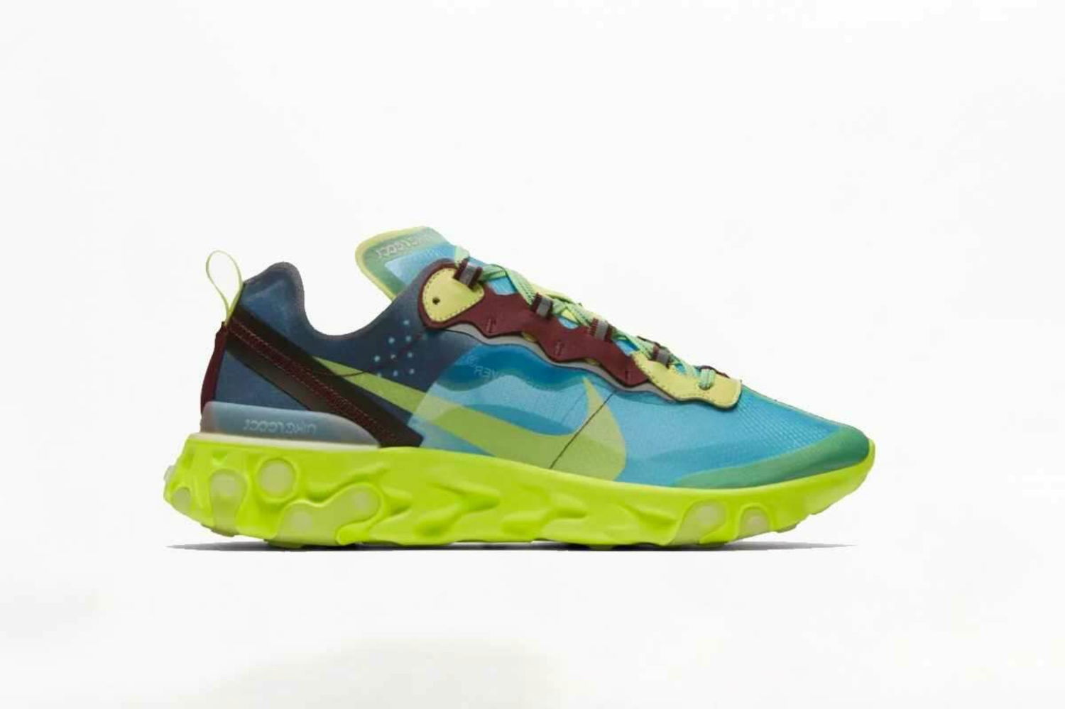 Кецове и обувки Nike Undercover x React Element 87 "Lakeside" Зелено | BQ2718-400, 0