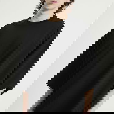 Тениска Rick Owens Tommy T Oversized Crewneck T-Shirt Черно | RU01F2283-JA-09, 5