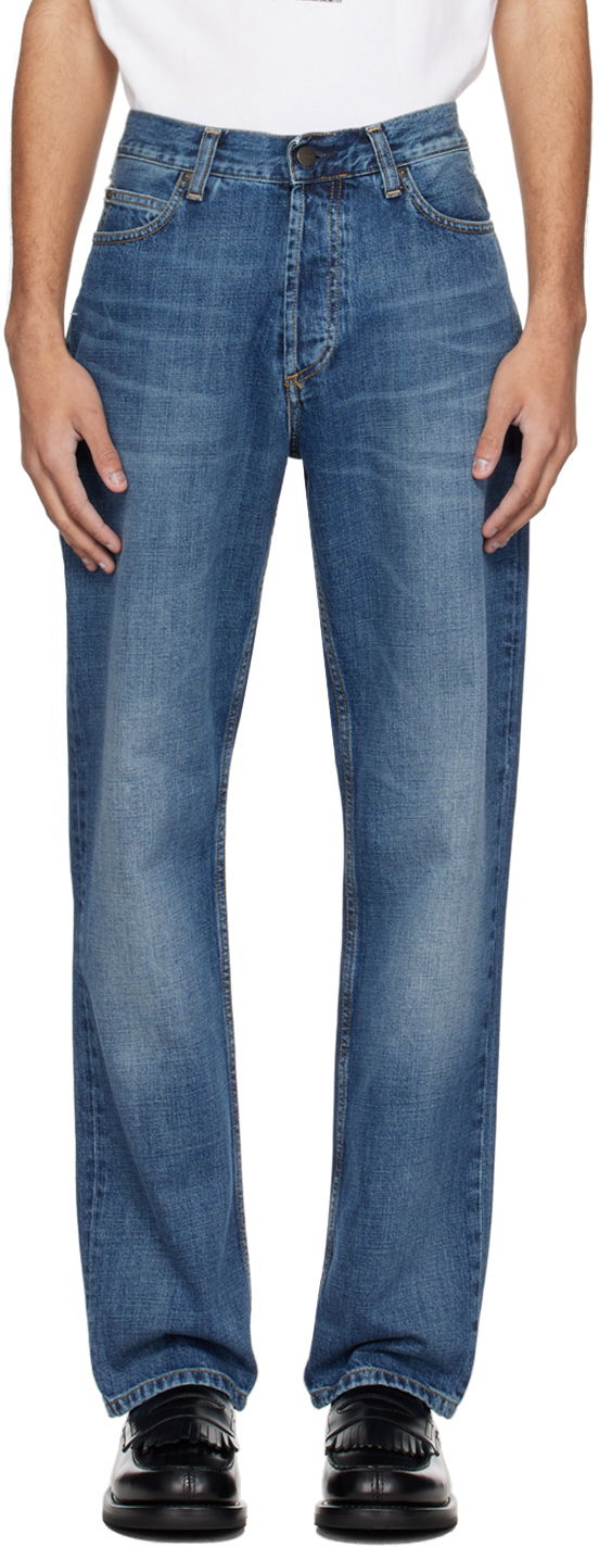 Дънки Carhartt WIP Marlow Relaxed-Fit Jeans Синьо | I023029, 0