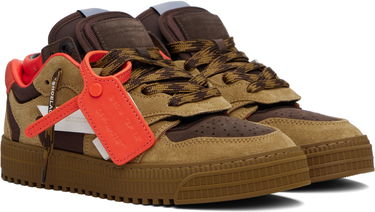 Кецове и обувки Off-White Off-White Floating Arrow Кафяво | OMIA244S25LEA0026G20, 3