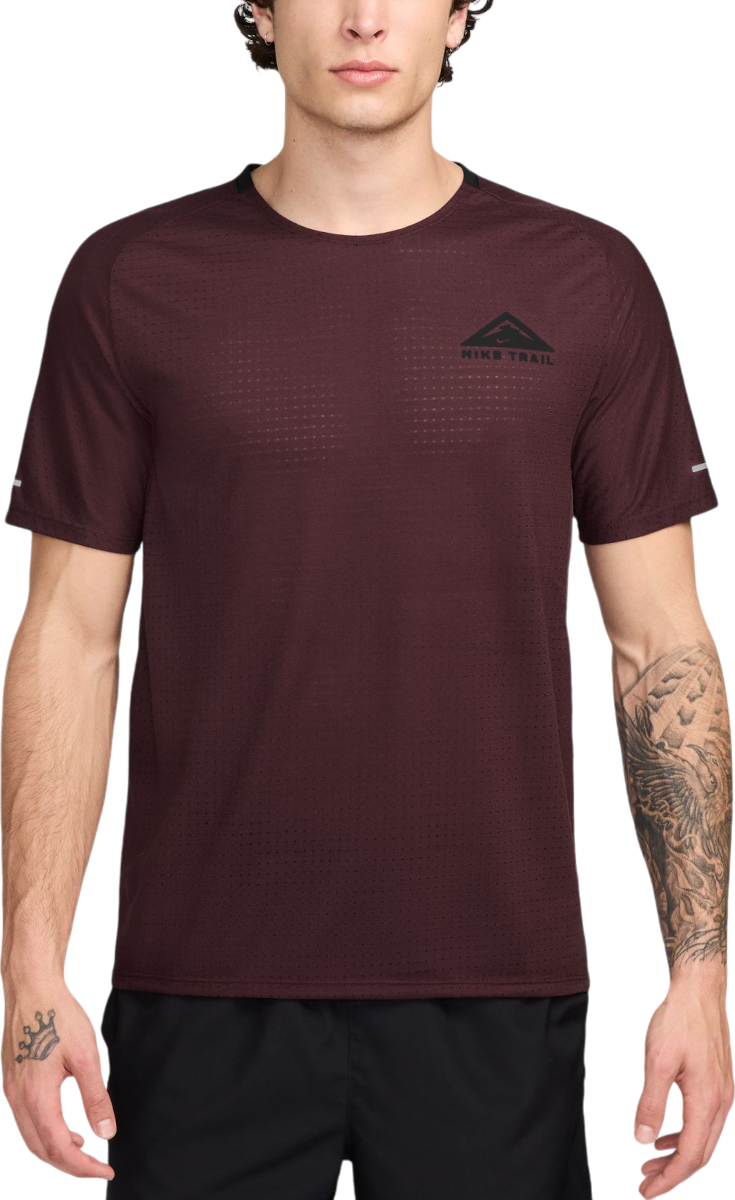 Тениска Nike Trail Solar Chase T-Shirt Червено | dv9305-652, 0