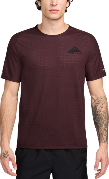 Тениска Nike Trail Solar Chase T-Shirt Червено | dv9305-652, 0