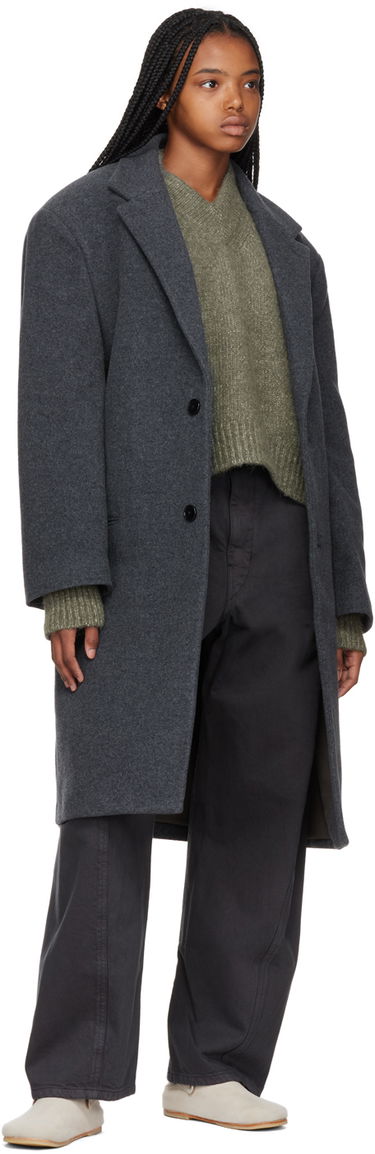 Палта LEMAIRE Lemaire Chesterfield Coat Сиво | CO185 LF852, 3