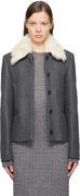 TOTEME Shearling Collar Jacket