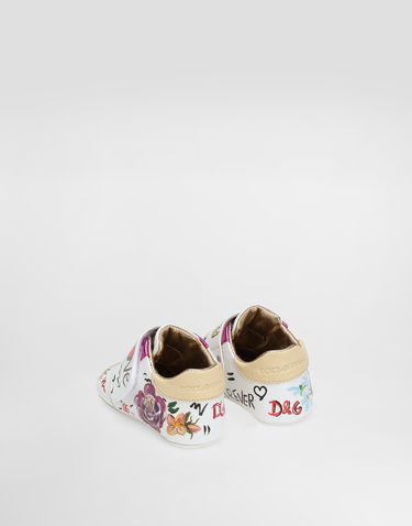 Аксесоари Dolce & Gabbana Dolce & Gabbana Calfskin Newborn Girls' Shoes Бяло | DK0109AW567HWF57, 2
