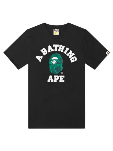 Тениска BAPE Colour Camo C College Tee Черно | 001TEI301018M-BK0