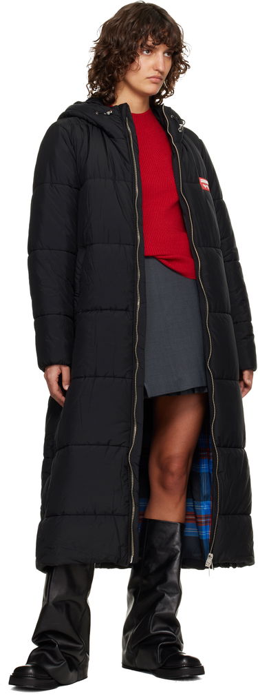 Пухо яке Charles Jeffrey Loverboy Charles Jeffrey LOVERBOY Long Bunny Hooded Puffer Coat Черно | 52010201, 3