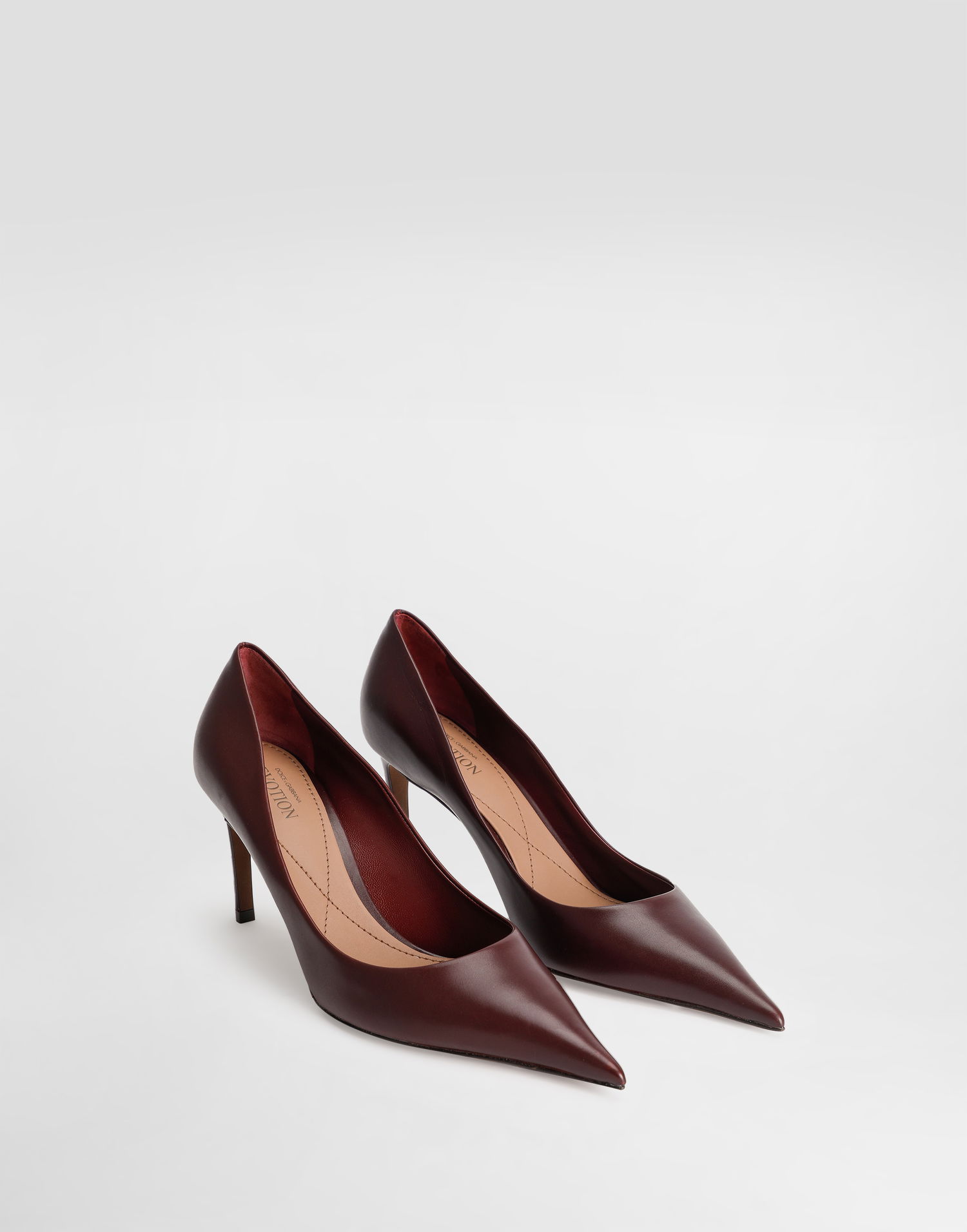 Аксесоари Dolce & Gabbana Dolce & Gabbana Devotion Calfskin Pumps Бургунди | CD1893AP41280342, 1