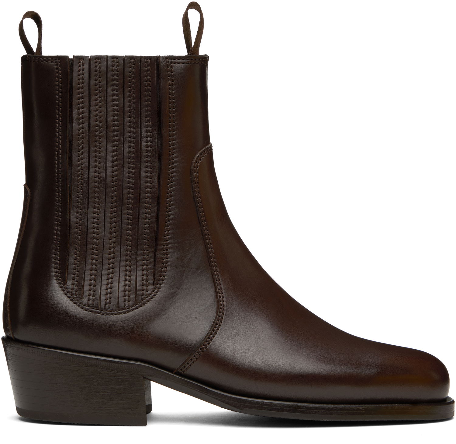 Облекло LEMAIRE Lemaire Leather Chelsea Boots Кафяво | FO0149 LL0106, 0