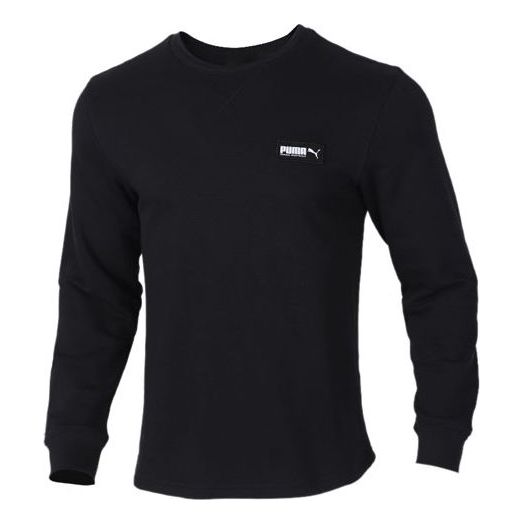 Пуловер Puma Puma Logo Round Neck Pullover Черно | 582676-01
