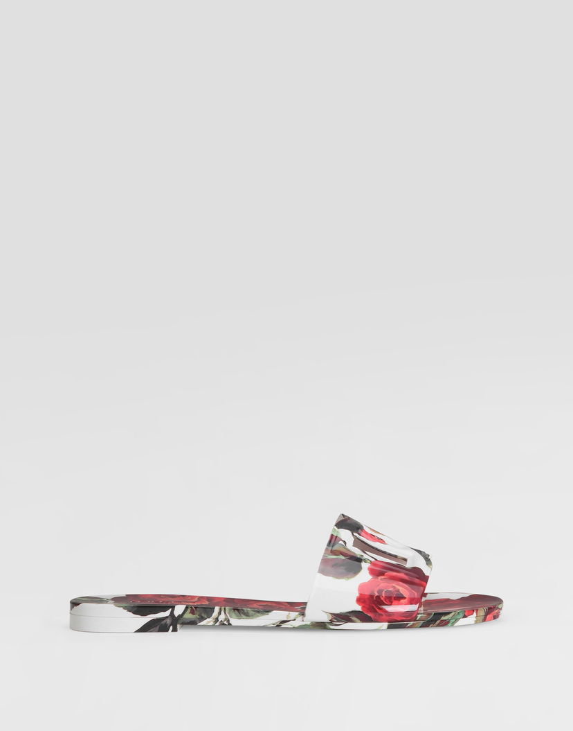 Аксесоари Dolce & Gabbana Dolce & Gabbana Floral Print Rubber Slides Многоцветен | CW2215A6L05HA5KQ